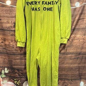 Green grinch One Piece onsie
